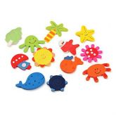 Ímãs de geladeira 12pcs (criaturas do oceano)