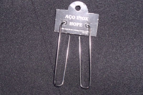 Brinco Longo em Aço Inox