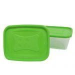 Conjunto de 02 Potes Retangulares 1500 Ml - Verde